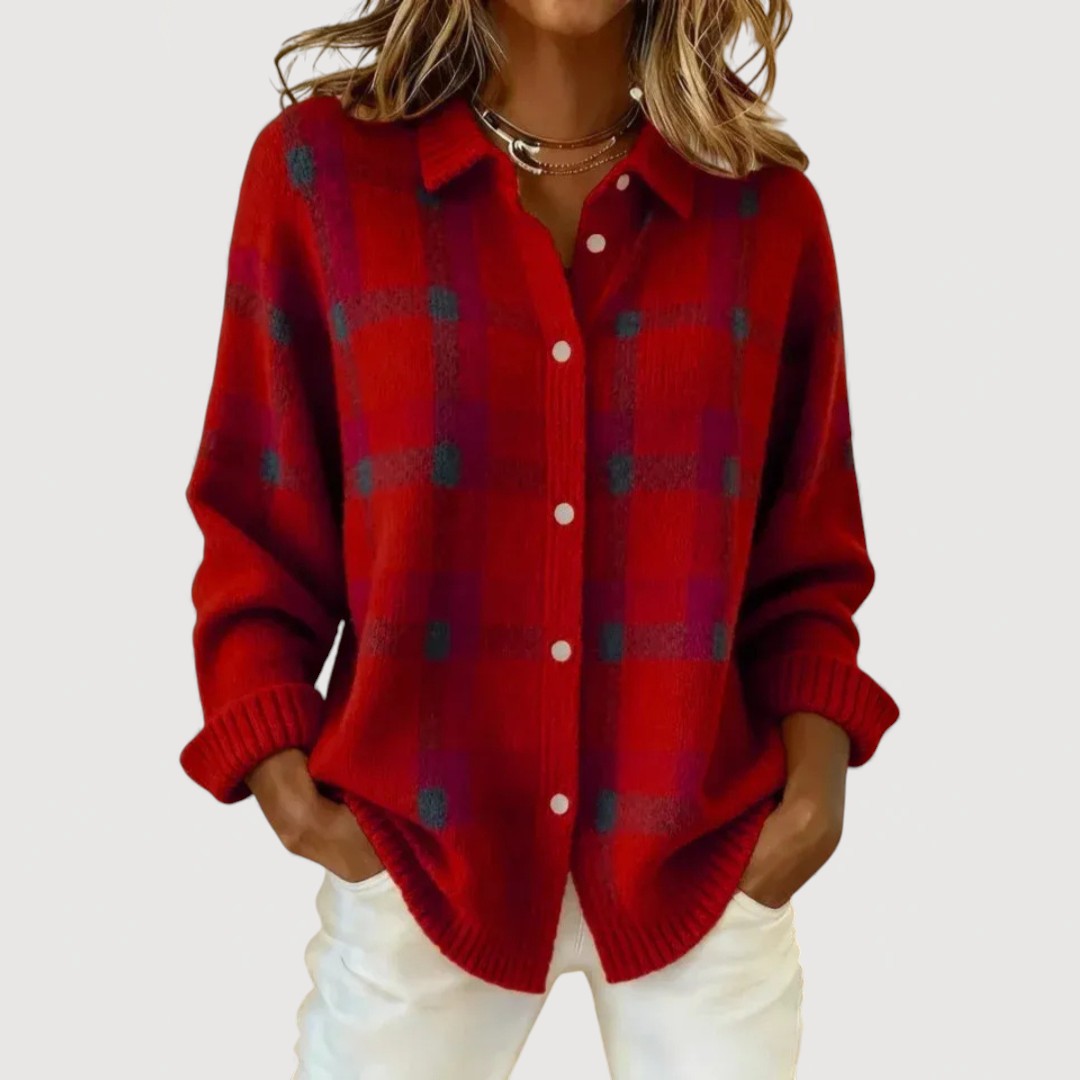 Julia – Cozy Knit Shirt for Cold-Weather Comfort