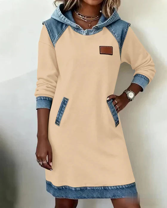 Eugenie – Cozy Hooded Sweater Dress